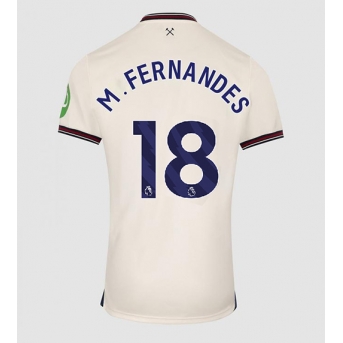 West Ham United Mateus Fernandes #18 Maglia Gara Trasferta Repliche 2025-26 Maniche Corte